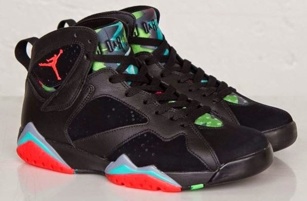 The air #jordan 7 retro 'barcelona days' releases in stores/online saturday. The Sneaker Addict Air Jordan 7 Marvin The Martian Aka Barcelona Nights Retro Sneaker Available Now Detailed Look On Feet With Dj Delz