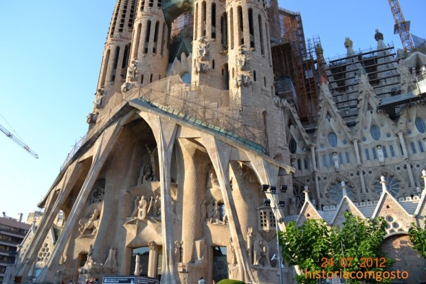 The beginnings of the expiatory temple of the sagrada família date . Historia Com Gosto Igreja Da Sagrada Familia Obra Prima De Antoni Gaudi