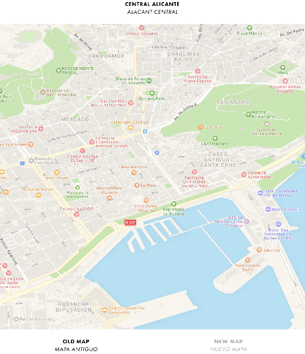 A map legend is a side table or box on a map that shows the meaning of the symbols, shapes, and colors used on the map. Apple S New Map Expansion 11 Spain Portugal Now In Testing